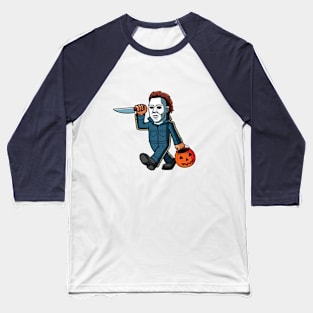 Michael Myers Halloween Mascot Baseball T-Shirt